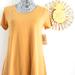 Lularoe Tops | Lularoe Xs Classic Tee | Color: Gold/Orange | Size: Xs