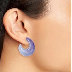 Kate Spade Jewelry | Kate Spade Adore-Ables Huggie Hoop Earrings | Color: Blue | Size: Os