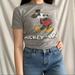 Disney Tops | Disney Mickey Mouse Tee | Color: Gray | Size: S