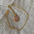 Lilly Pulitzer Jewelry | Lilly Pulitzer Charm Gold Necklace Scuba To Cuba | Color: Blue/Gold | Size: Os