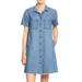 Madewell Dresses | Madewell Frayed Hem Shirt Dress M | Color: Blue | Size: M