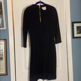 Kate Spade Dresses | Kate Spade Black Quarter Sleeve Midi Dress | Color: Black | Size: 8