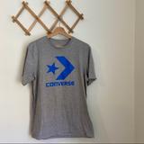 Converse Shirts | Converse Logo Tee | Color: Blue/Gray | Size: M