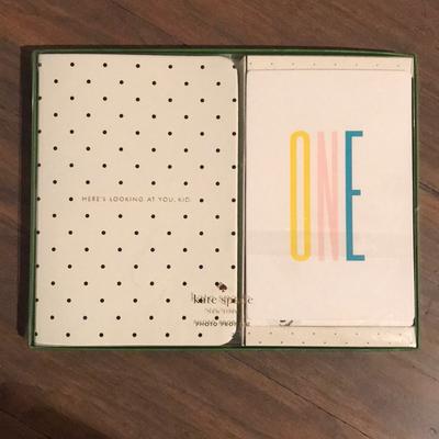 Kate Spade Office | Kate Spade Hey Baby Photo Prop Set | Color: Gold/White | Size: 9.2 X 7.2 X 0.8 Inches