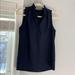 J. Crew Tops | J.Crew Women’s Silk Sleeveless Shirt | Color: Blue | Size: 0