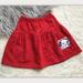 Disney Bottoms | Disney Girl’s Skirt Vintage Mickey Minnie Red | Color: Red | Size: 6g