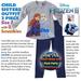 Disney Matching Sets | Frozen Ii Child Hoodie 2 Piece Outfit W/Scrunchies | Color: Blue/Gray | Size: 7g