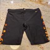 Nike Swim | Nike Orange Splatter Swim Jammer Size 38 | Color: Black/Orange | Size: 38