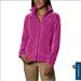 Columbia Jackets & Coats | Columbia Pink Fleece Zip Up Colared Sweater Jacket | Color: Pink | Size: M