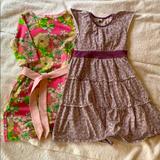 Lilly Pulitzer Dresses | Girls Size 6-7 Bundle Of Two Dresses. Lilly Pulitzer/Tea Dresses | Color: Pink/Purple | Size: 6-7