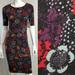 Lularoe Dresses | Lularoe Floral Julia Pencil Bodycon Sheath Dress | Color: Black | Size: Xs