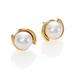 Kate Spade Jewelry | Kate Spade Dainty Sparkler Pearl Stud Earring Ks | Color: Gold/White | Size: Os