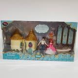 Disney Other | Disney Ariel Mini Castle Playset | Color: Blue/Gold | Size: Osg