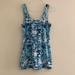 Free People Tops | Free People Tank Top Blue Medium | Color: Blue/White | Size: M