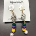 Madewell Jewelry | Madewell Beachside Freshwater Pearl Drop Earrings | Color: Gold | Size: Os