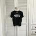 Vans Tops | New! Vans Iconic Tee In Black | Color: Black | Size: S