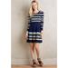 Anthropologie Dresses | Anthropologie Scooped Sweater Dress By Moth | Color: Blue/Gold | Size: M