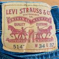 Levi's Jeans | Dark Wash Levi 514 Men’s Jeans | Color: Green/Red | Size: 34