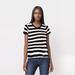 J. Crew Tops | J By J.Crew Collector Women Striped Cotton Tee S | Color: Blue/White | Size: S
