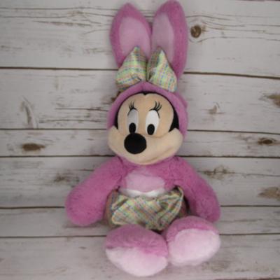 Disney Toys | Minnie Mouse Pink Easter Bunny Rabbit 18" Plush | Color: Pink/Tan | Size: 18"