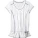 Athleta Tops | Athleta Wick It Run Tunic White Size Xs | Color: White | Size: Xs