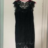 Free People Dresses | Free People Black Lace Dress | Color: Black | Size: S