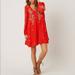 Free People Dresses | Free People Sweet Tennessee Mini Dress Xs | Color: Red | Size: Xs