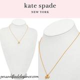 Kate Spade Jewelry | Kate Spade Elegant Edge Charm Pendant Necklace | Color: Gold | Size: Os