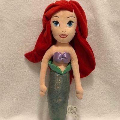 Disney Toys | Disney Store Ariel The Little Mermaid Plush Doll - | Color: Green/Purple | Size: 21" Height