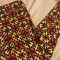 Lularoe Pants & Jumpsuits | Curvy Leggings | Color: Pink/Yellow | Size: L