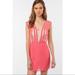 Urban Outfitters Dresses | Double In Brass Lake & Stars Strappy Pink Neon | Color: Pink/Yellow | Size: L