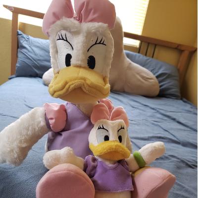 Disney Other | Disney Vintage Daisy Duck Plush Bundle | Color: Pink/White | Size: Osg