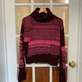 Free People Sweaters | Free People Nordic Sweater. | Color: Pink/Red | Size: Xs