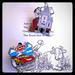 Disney Jewelry | Disney Trading Pins Set Of Two | Color: Red/Silver | Size: Os