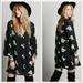 Free People Dresses | Free People Austin Boho Embroidered Emma Mini Dress | Color: Black | Size: Xs