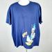 Disney Shirts | Disney Store Organic Cotton Men's T-Shirt Size Xl Blue Donald Duck | Color: Blue | Size: Xl