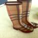 Burberry Shoes | Burberry Rain Boots | Color: Black/Red | Size: 8