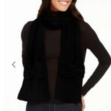 Kate Spade Accessories | Kate Spade Solid Bow Muffer Scarf | Color: Black | Size: Os