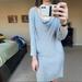 Michael Kors Dresses | Michael Kors Sweater Dress | Color: Gray/Silver | Size: M