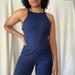 Urban Outfitters Pants & Jumpsuits | Brand New Urban Outfitters Navy Blue Jumpsuit | Color: Blue | Size: 2