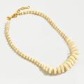 J. Crew Jewelry | J. Crew Graduated Mixed Disc Necklace | Color: Gold/White | Size: Os