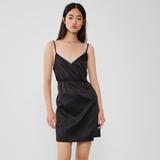 Zara Dresses | Black Zara Slip Dress | Color: Black/Silver | Size: Xs