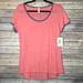 Lularoe Tops | Lularoe (1.0) Small Classic T Solid Print - Bnwt | Color: Blue/Pink | Size: S