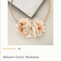 Anthropologie Jewelry | Anthropologie Abloom Necklace. Euc. Stunning! | Color: Cream/Pink | Size: Os