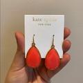 Kate Spade Jewelry | Kate Space Glass Drop Earrings | Color: Red | Size: Os