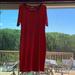 Lularoe Dresses | Lularoe Dress | Color: Red | Size: L