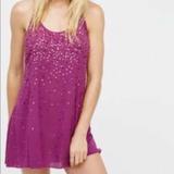 Free People Dresses | New Free People ‘Just Watch Me’ Slip Dress Mini | Color: Pink/Purple | Size: Various