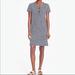 J. Crew Dresses | Jcrew Mid Length Striped Lace-Up Dress | Color: Blue/White | Size: Xs