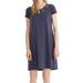 Madewell Dresses | Madewell Sandwashed Swingy Tee Short Casual Dress | Color: Blue/Purple | Size: N/A