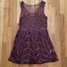 Free People Tops | Free People Embellished Sheer Tunic Dress | Color: Purple | Size: Xs